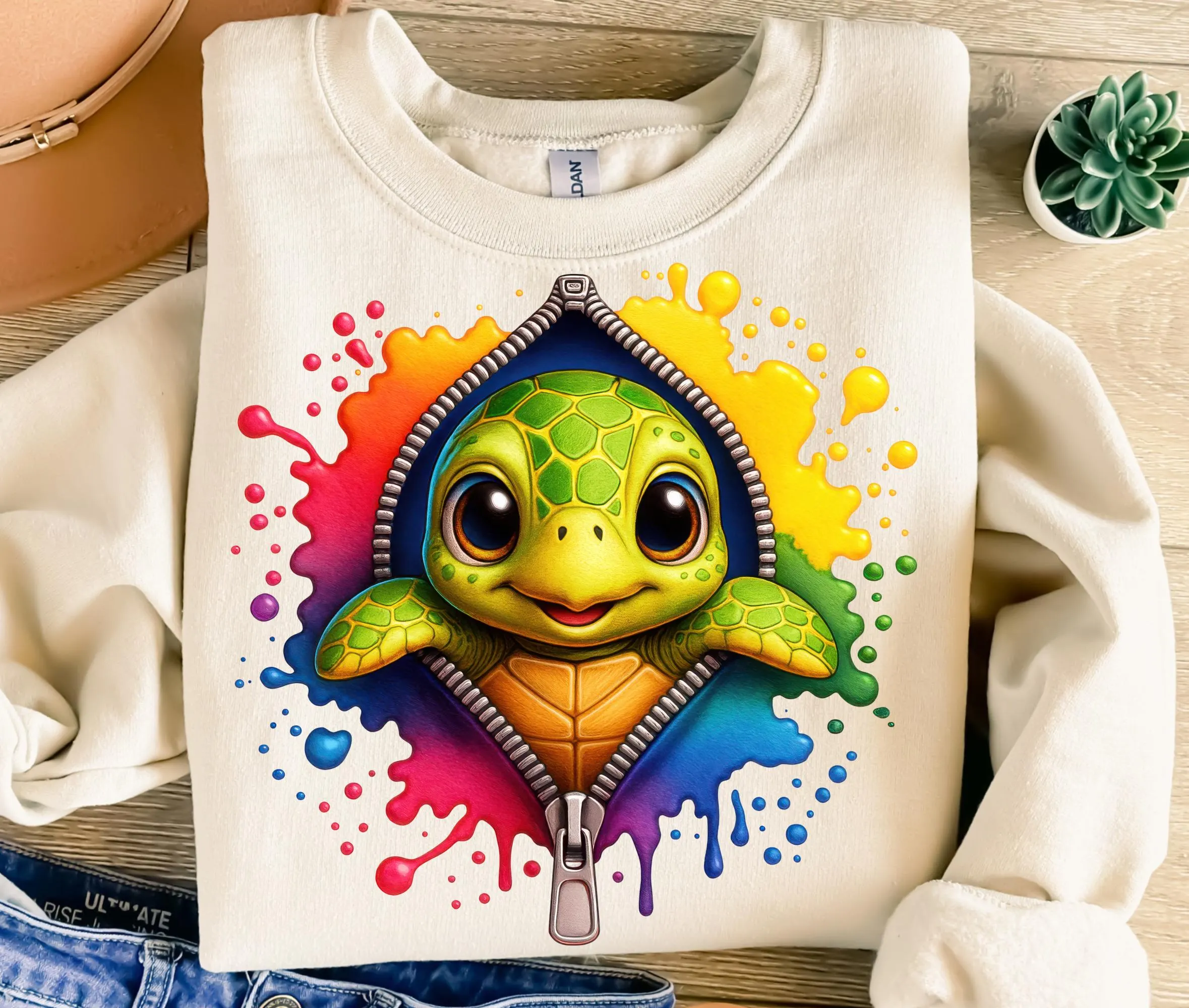 3D Turtle Zipper Png