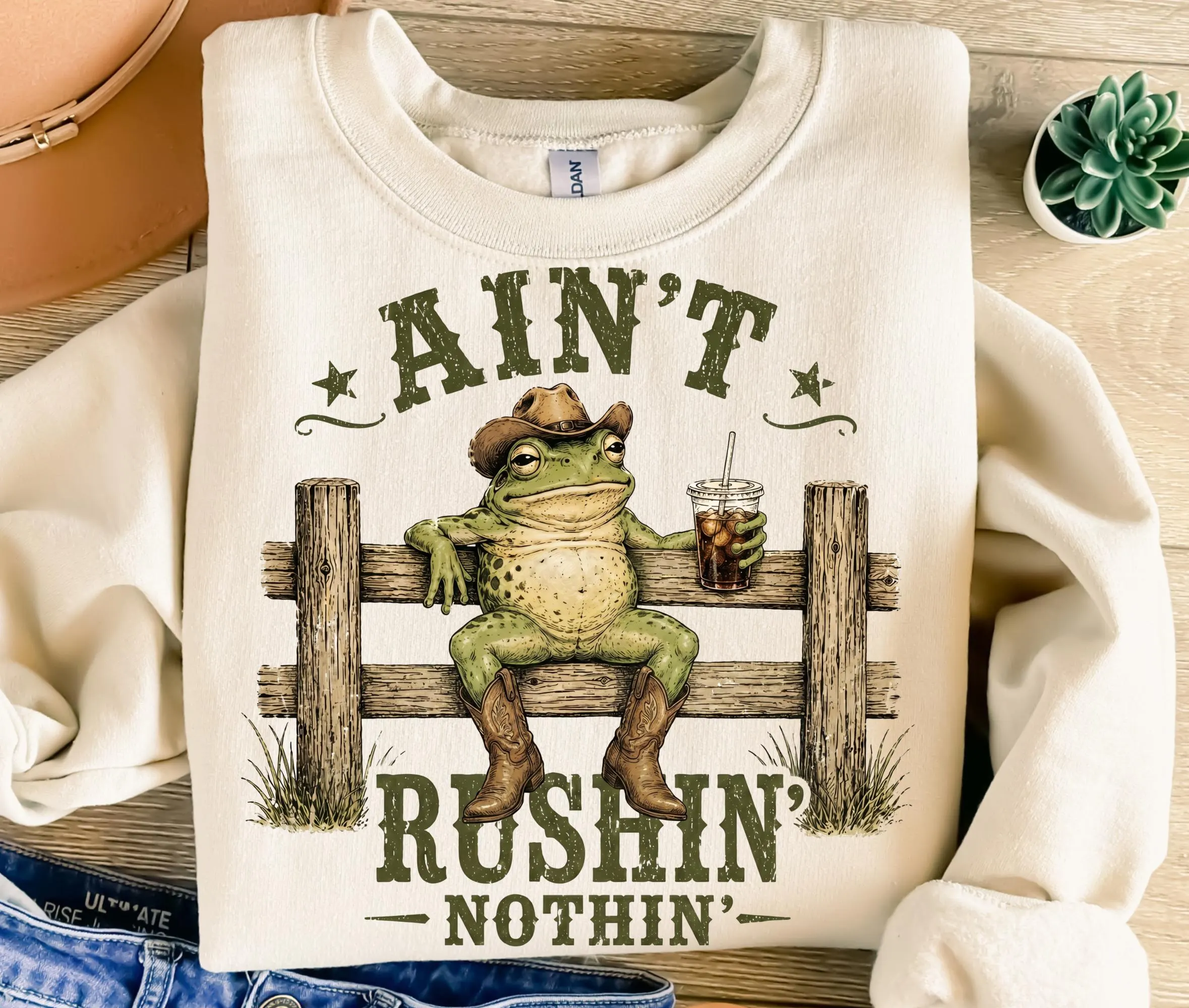 Aint Rushing Nothing Frog Png