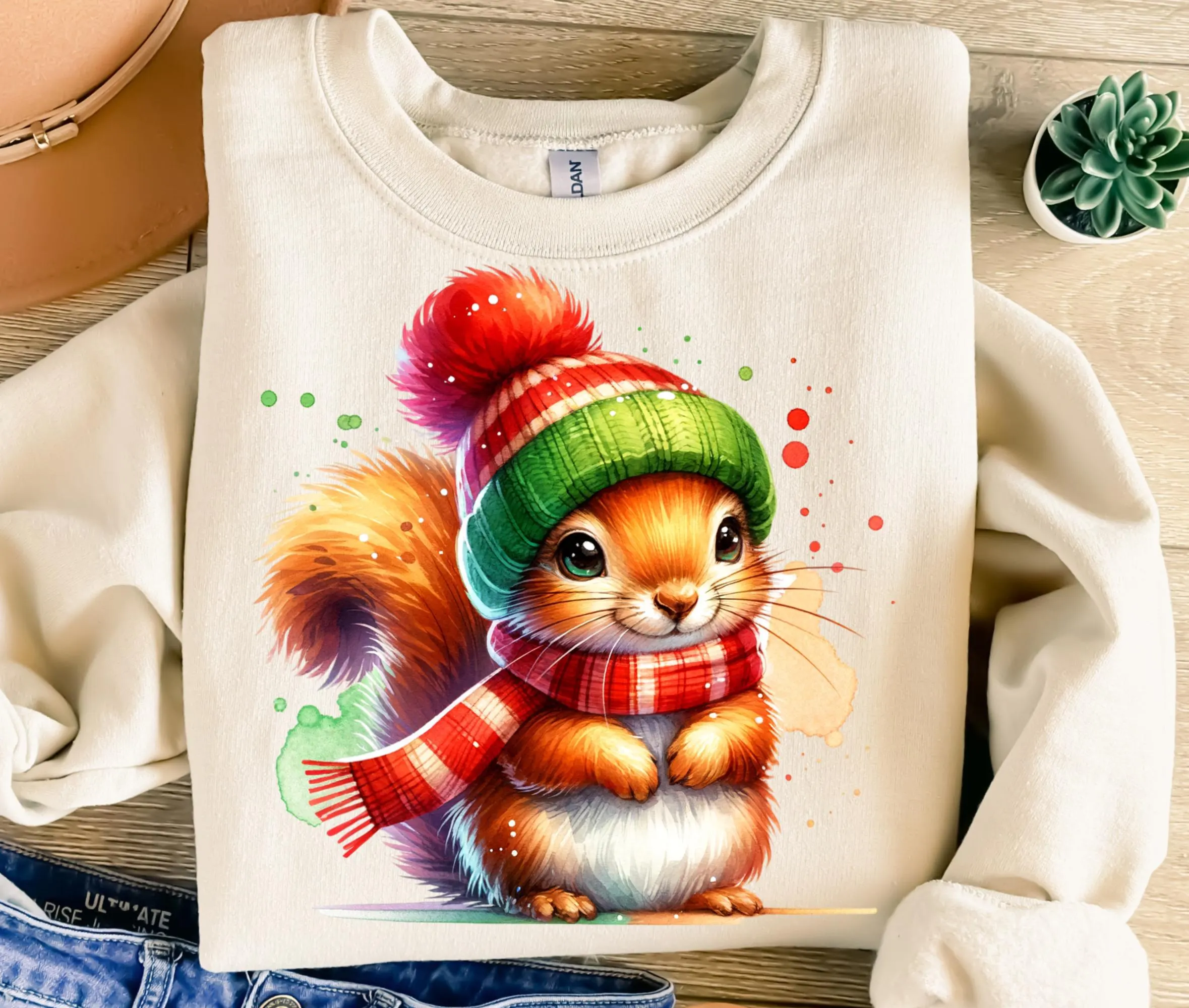 Winter Squirrel Png