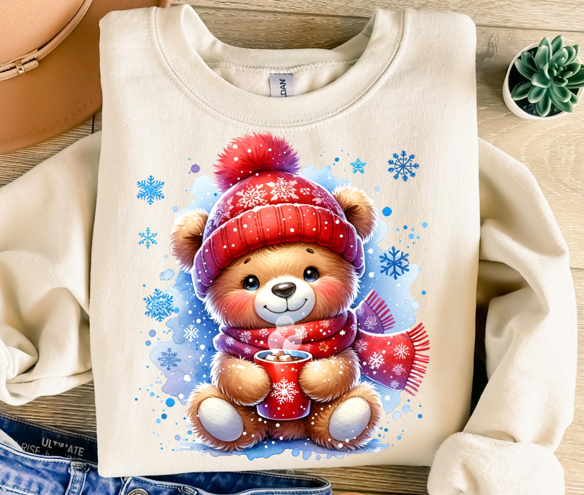 Winter Teddy Bear Png