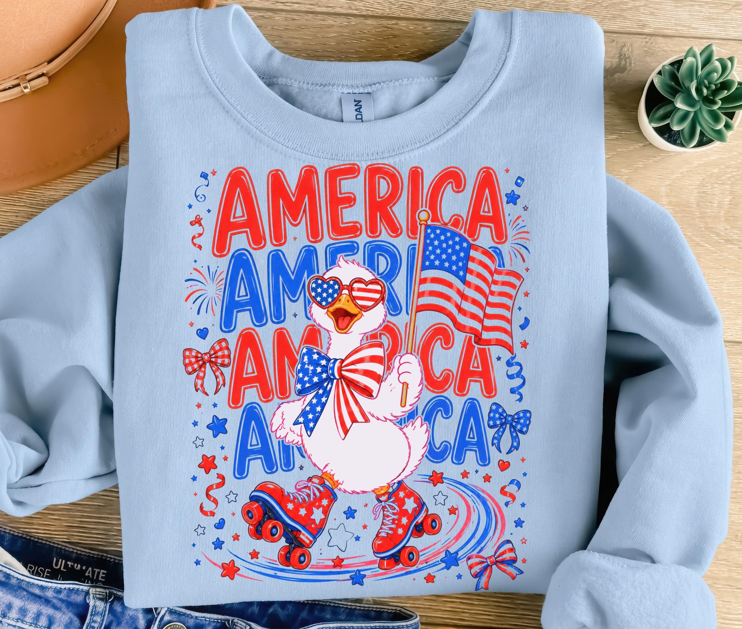 America Silly Goose Roller Stakes PNG