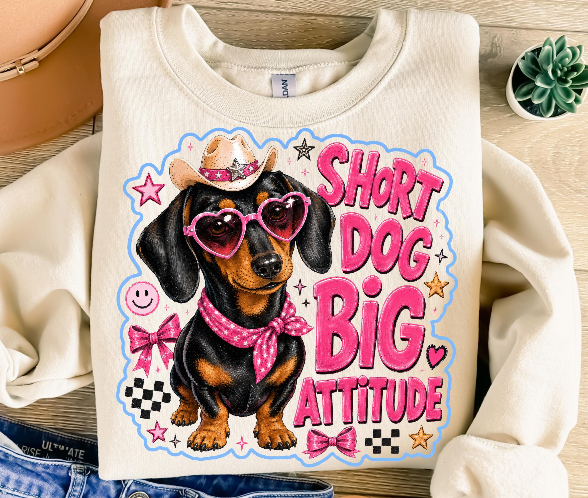 Dachshund Short Dog Big Attitude PNG