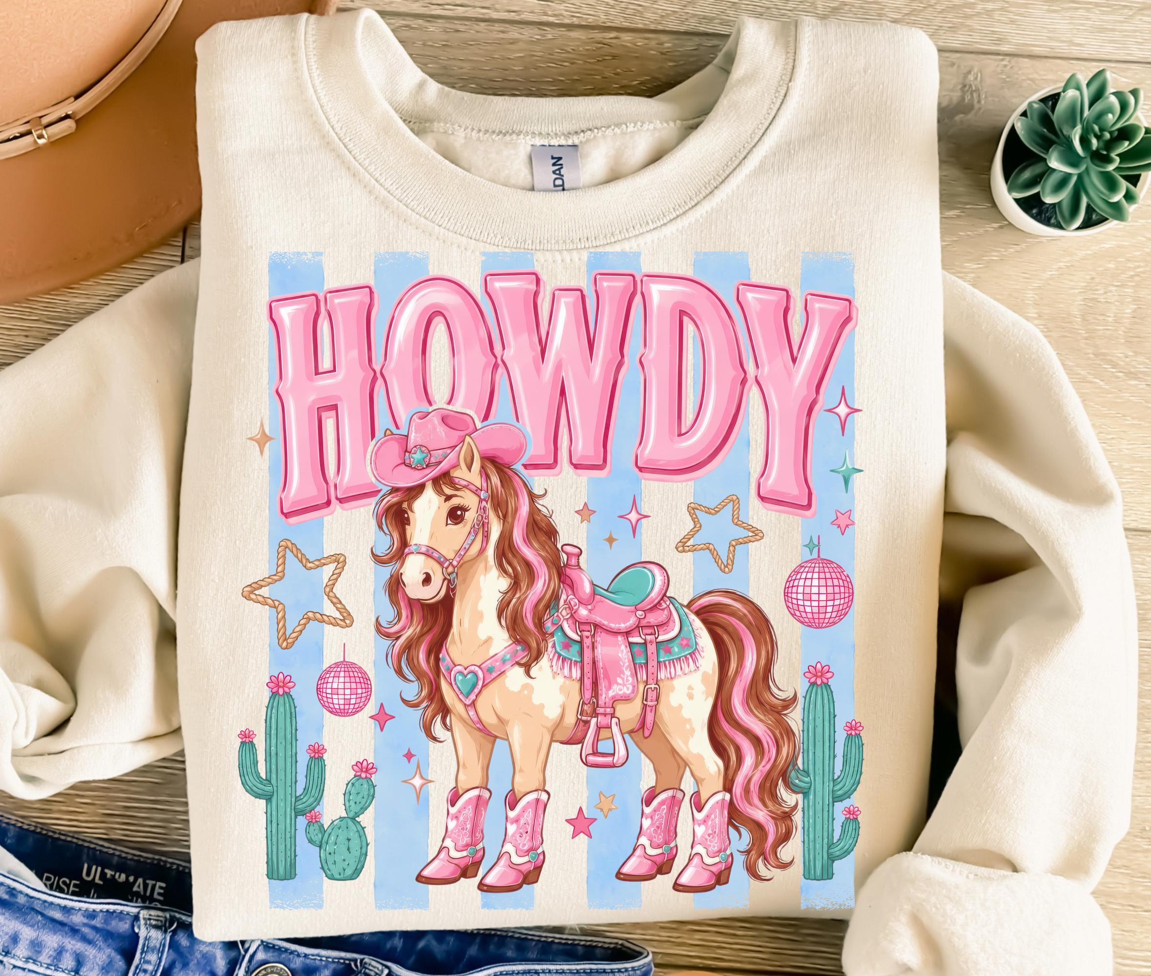 Preppy Horse Howdy PNG